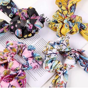 Summer Hair Scrunchies  